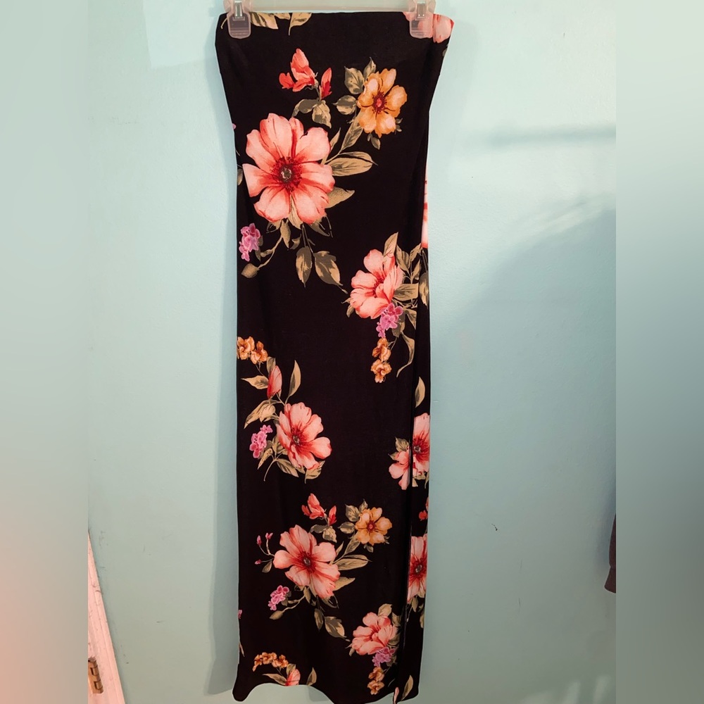 Long Skinny Hawaiian Dress